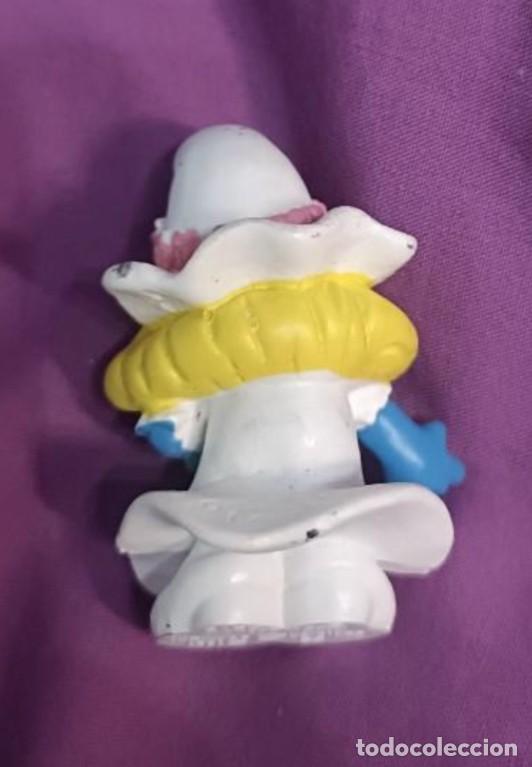 Figuras de goma y PVC: Pitufina novia schleich - Foto 2