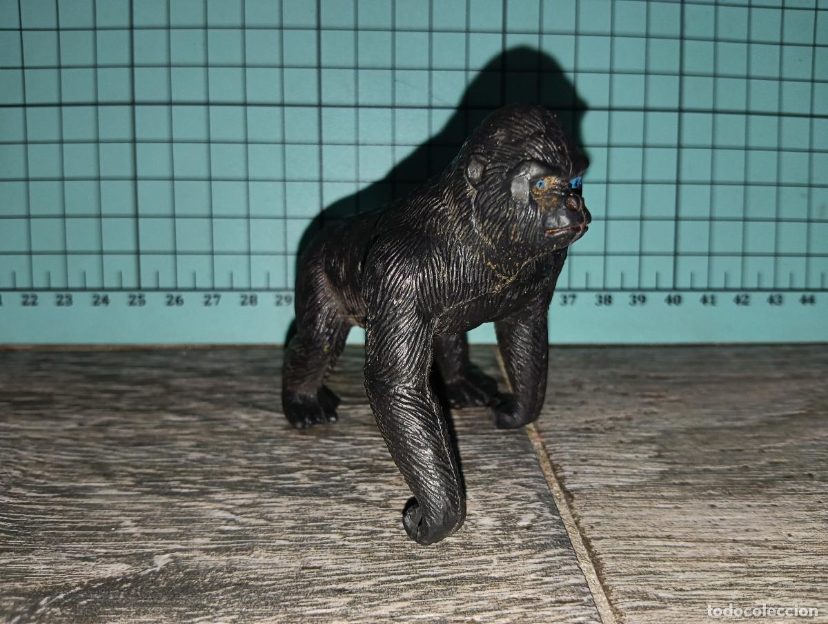 Figurines en Caoutchouc et PVC: Antigua figura Gorila animales salvajes vintage a&ntilde;os 70-80