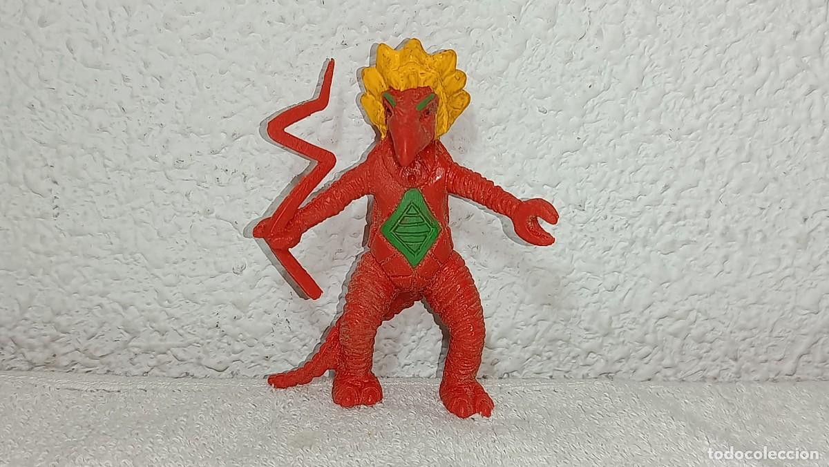 Figuras de goma y PVC: JUYBA DINOSAUCERS BOOTLEG : ANTIGUA FIGURA DE GOMA GUERREROS ENEMIGOS DEL MAL A&Ntilde;OS 80
