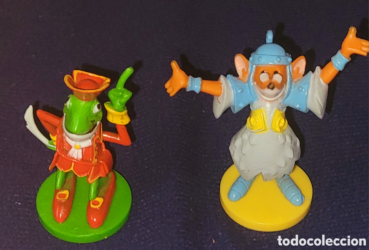 Figuras de goma y PVC: Bonito lote completo 2 figuras pvc goma serie Geronimo Stilton marca Identity Games