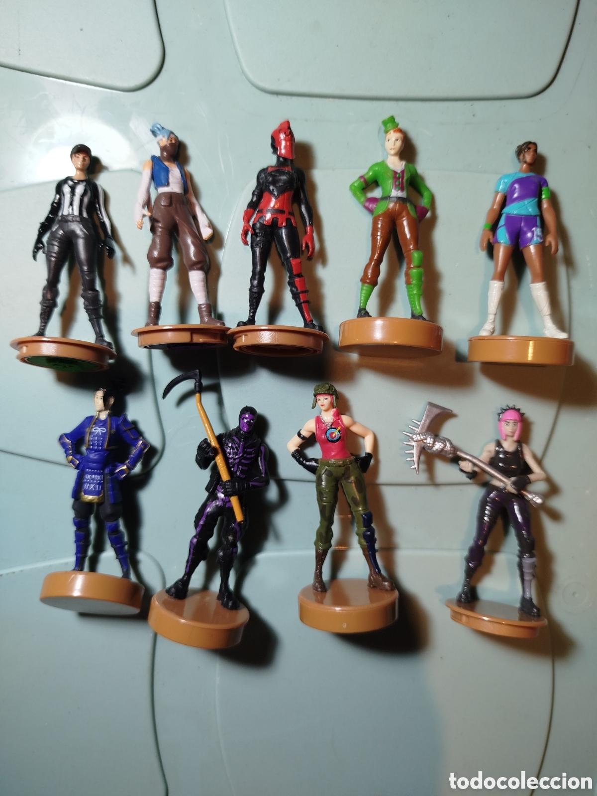 Figuras de goma y PVC: Lote figuritas fortnite