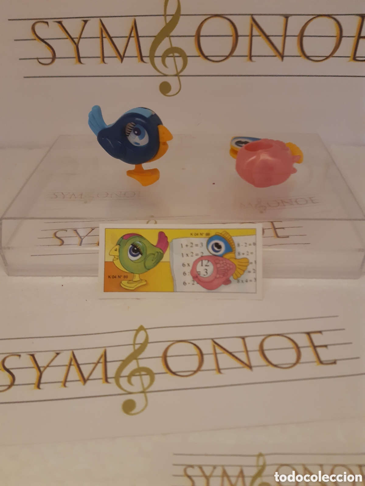 Figuras de goma Kinder: Serie completa Pez con lupa en el ojo de Kinder Sorpresa k04 n89 n88