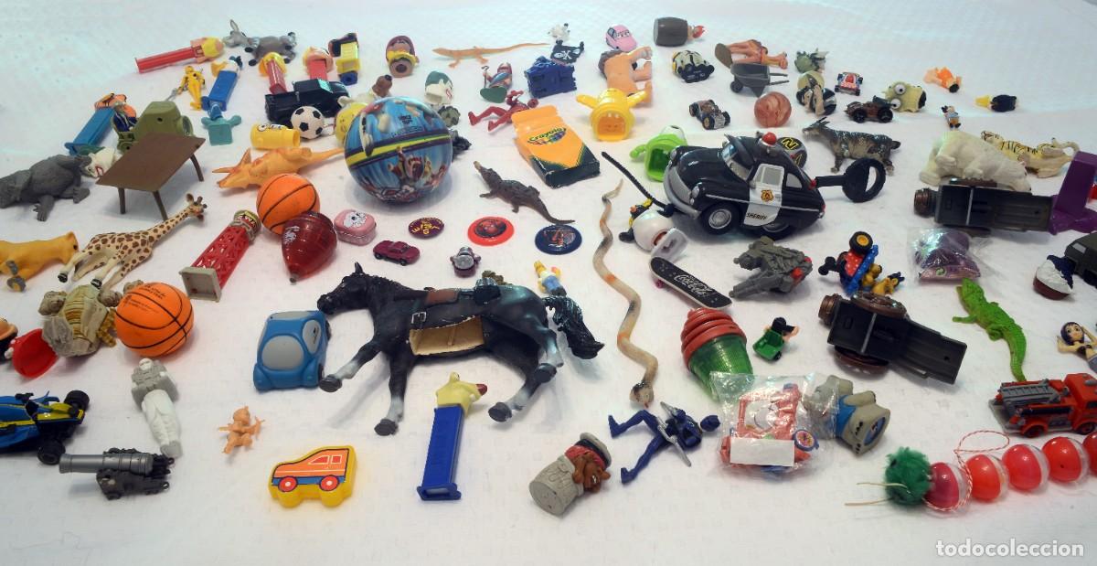 Figuras de goma y PVC: GRAN LOTE DE 105 FIGURITAS VARIADAS, PL&Aacute;STICO, GOMA, PVC