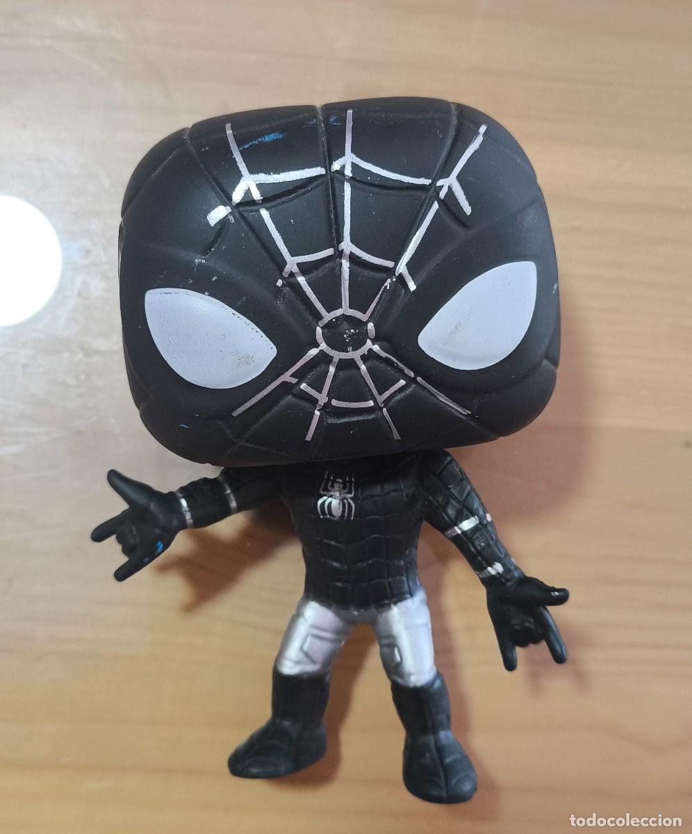 Figuras de goma y PVC: FIGURA ESTILO FUNKO POP SPIDERMAN NEGRO