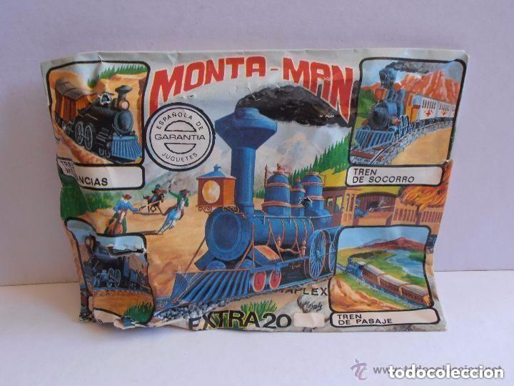 Figuras de goma y PVC: SOBRE SORPRESA MONTA-MAN TREN EXTRA 20
