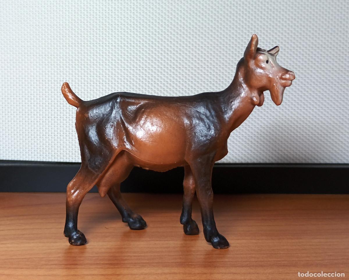 Figuras de goma y PVC: Figura Schleich - Cabra dom&eacute;stica - Ref. 13102 - A&ntilde;o 1992 a 2001 - Descatalogada