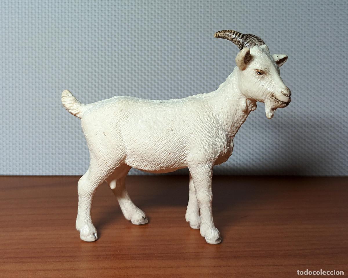 Figuras de goma y PVC: Figura Schleich - Cabra dom&eacute;stica - Ref. 13719 - A&ntilde;o 2013 a 2017 - Descatalogada