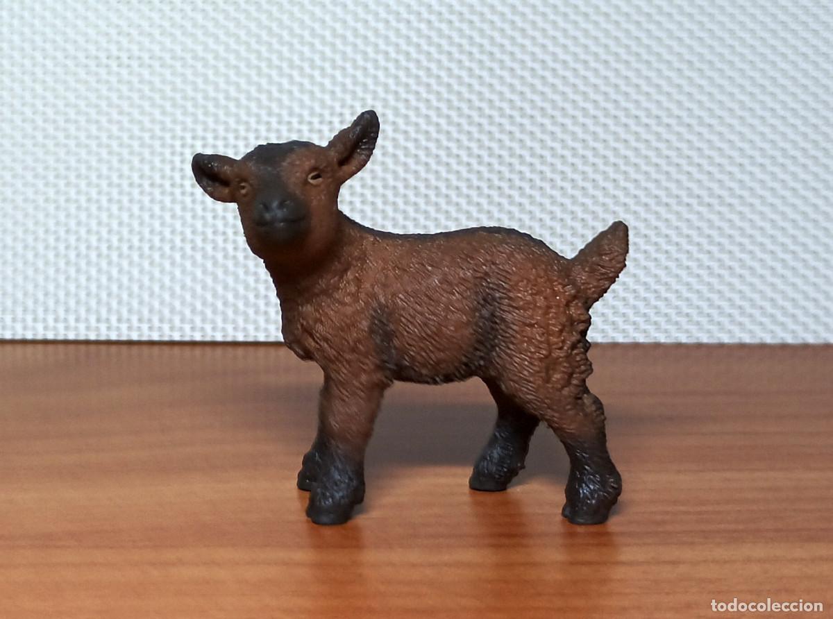 Figuras de goma y PVC: Figura Schleich - Cabritillo dom&eacute;stico - Ref. 13829 - A&ntilde;o 2017 a 2023 - Descatalogada
