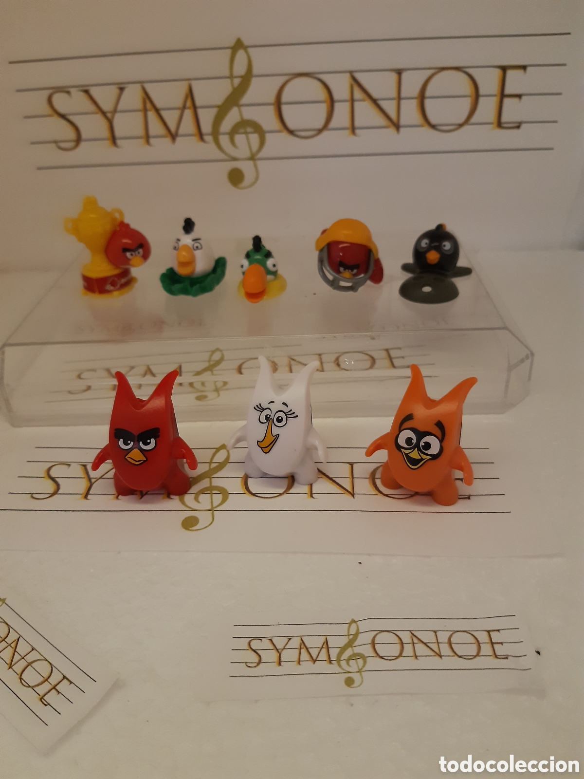 Figuras de goma Kinder: Lote 4 Angry Bird de Kinder Sopresa