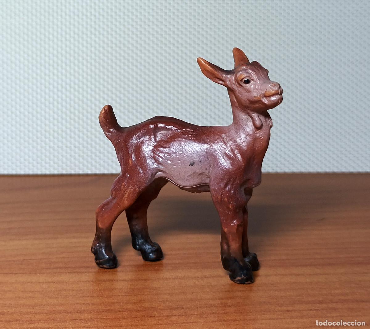 Figuras de goma y PVC: Figura Schleich - Cabritrillo dom&eacute;stico - Ref. 13003 - A&ntilde;o 1993 a 2001 - Descatalogada