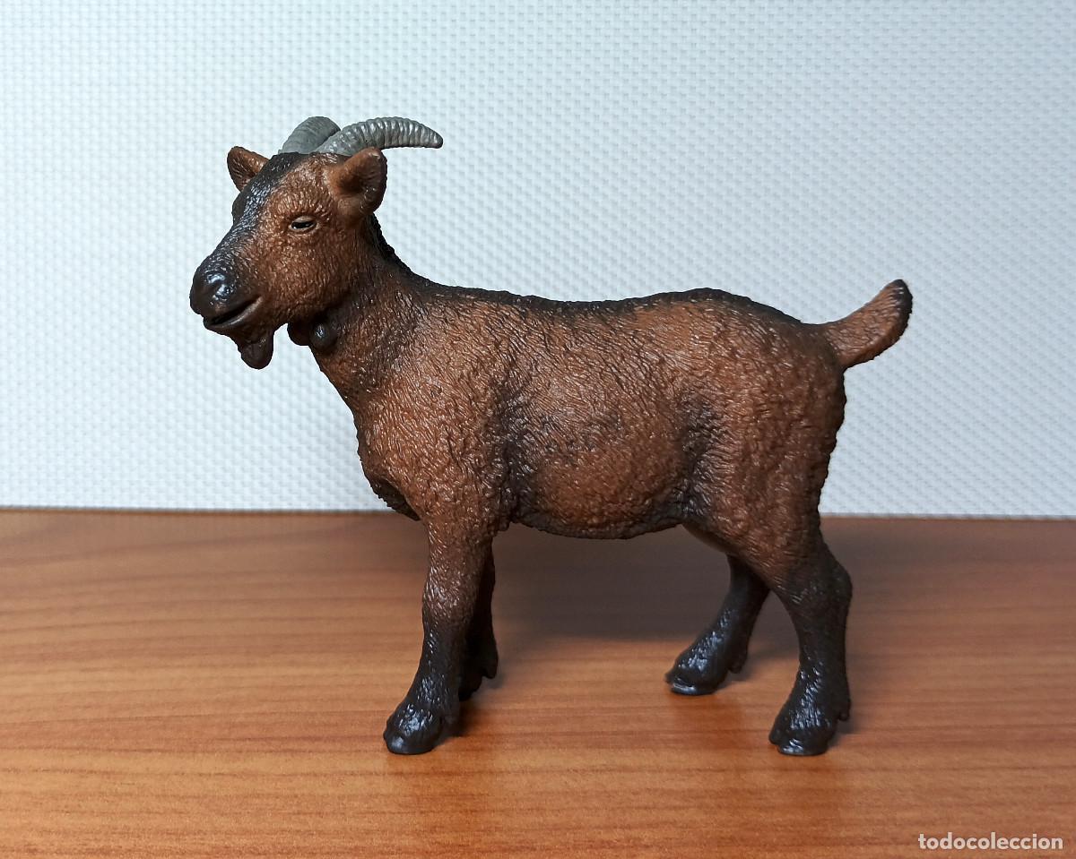 Figuras de goma y PVC: Figura Schleich - Cabra dom&eacute;stica - Ref. 13828 - A&ntilde;o 2017