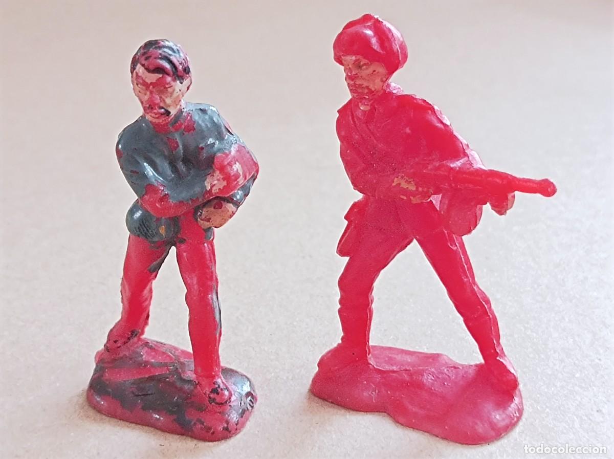 Figuras de goma y PVC: FIGURAS DE PL&Aacute;STICO FABRICANTE ATLANTIC 1:32 - MAO REVOLUCI&Oacute;N CHINA