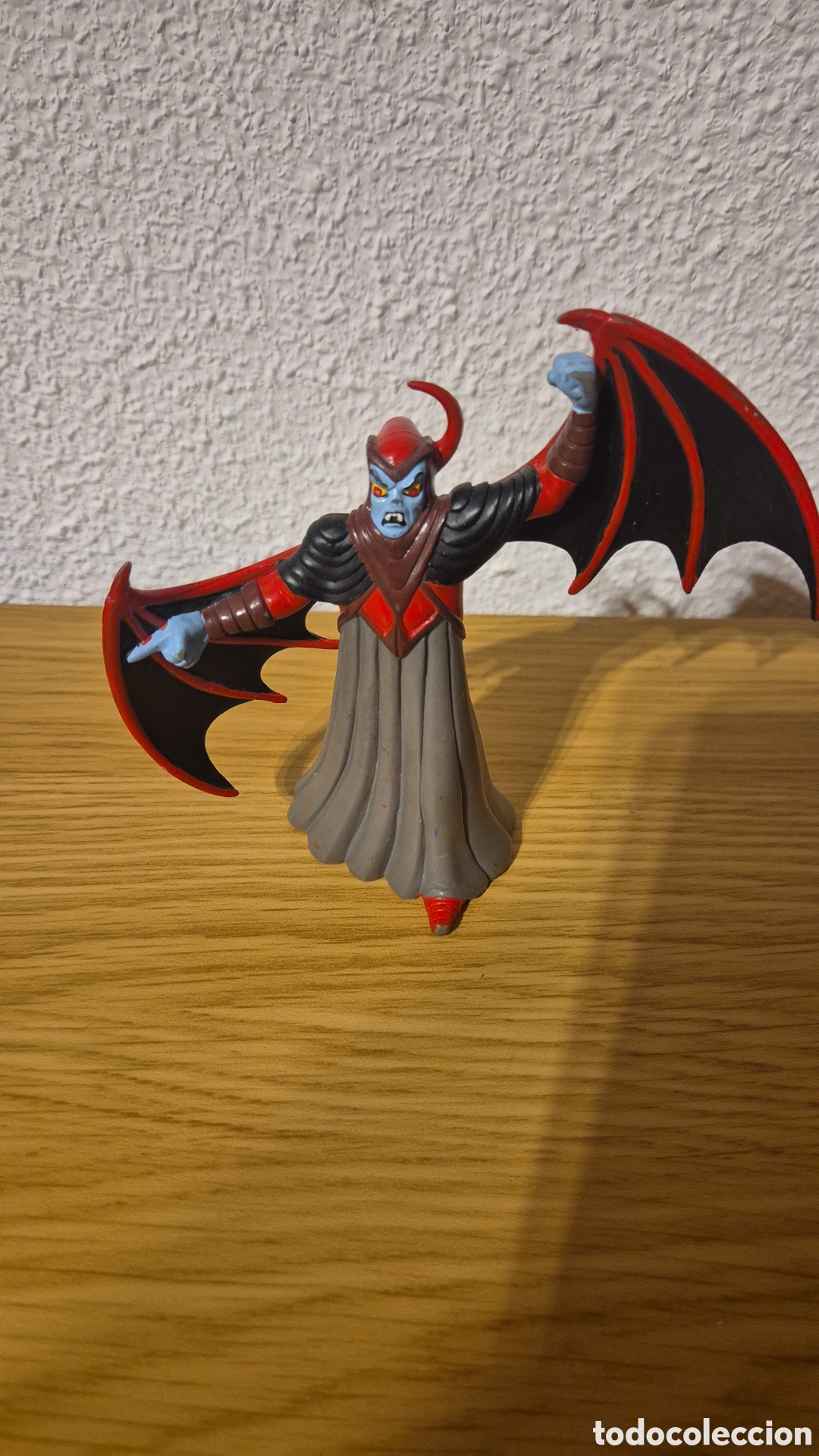 Figuras de goma y PVC: Figura de Venger de Dragones y mazmorras. Original a&ntilde;os 80. Comics Spain. Con tapa. Tal y como se ve