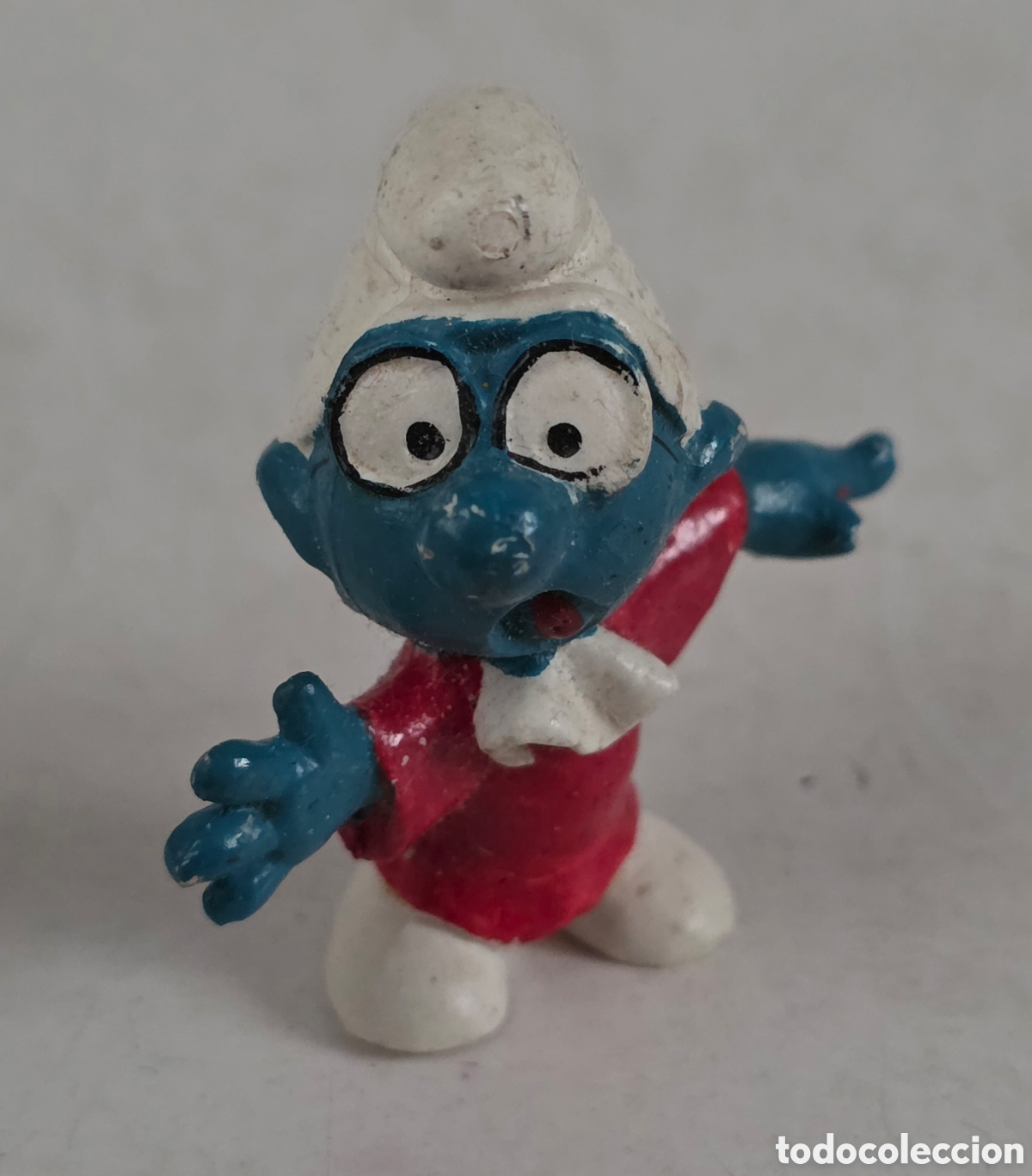 Figuras de goma y PVC: Figura goma pvc Pitufo Juez Abogado Fiscal - Eura Spain Peyo - Barrufet Smurf
