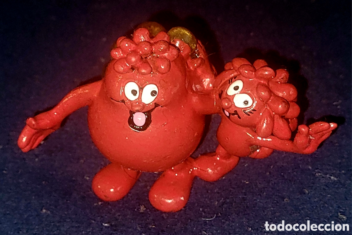 Figuras de goma y PVC: DIFICIL: Bonita figura pvc goma de los Globulos Rojos