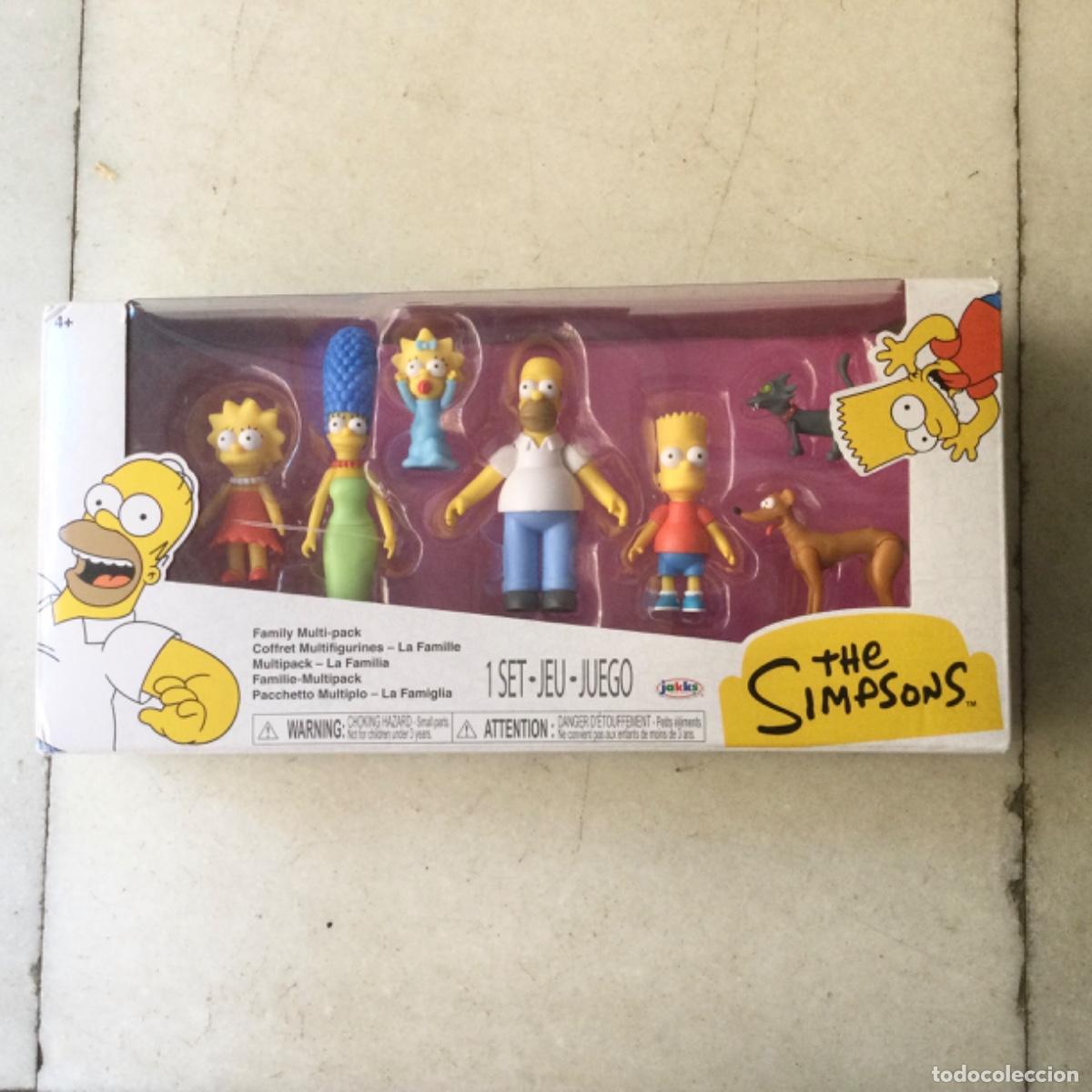 Figuras de goma y PVC: Los Simpson. Pack Familiar. NUEVO