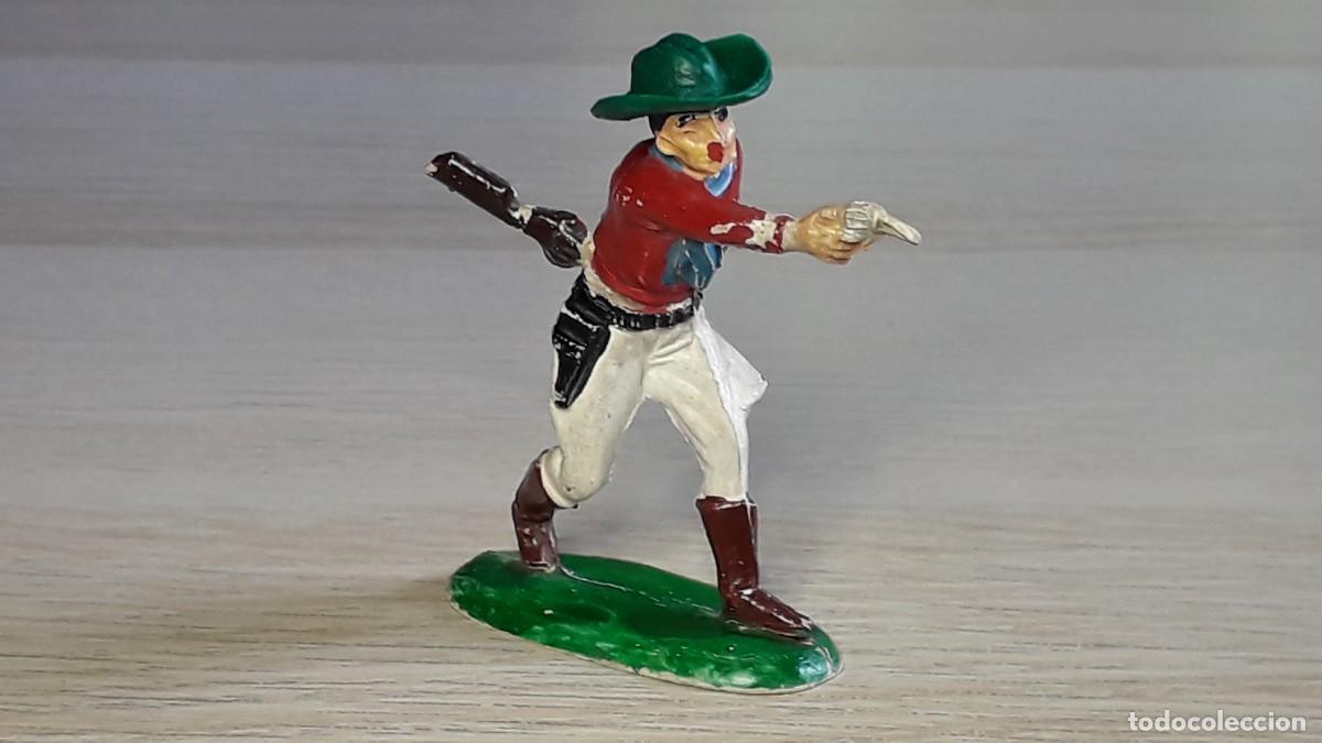 Figuras de goma y PVC: Cazador Explorador Safari &Aacute;frica, fabricado en goma, Pech PH Spain, original a&ntilde;os 50-60.
