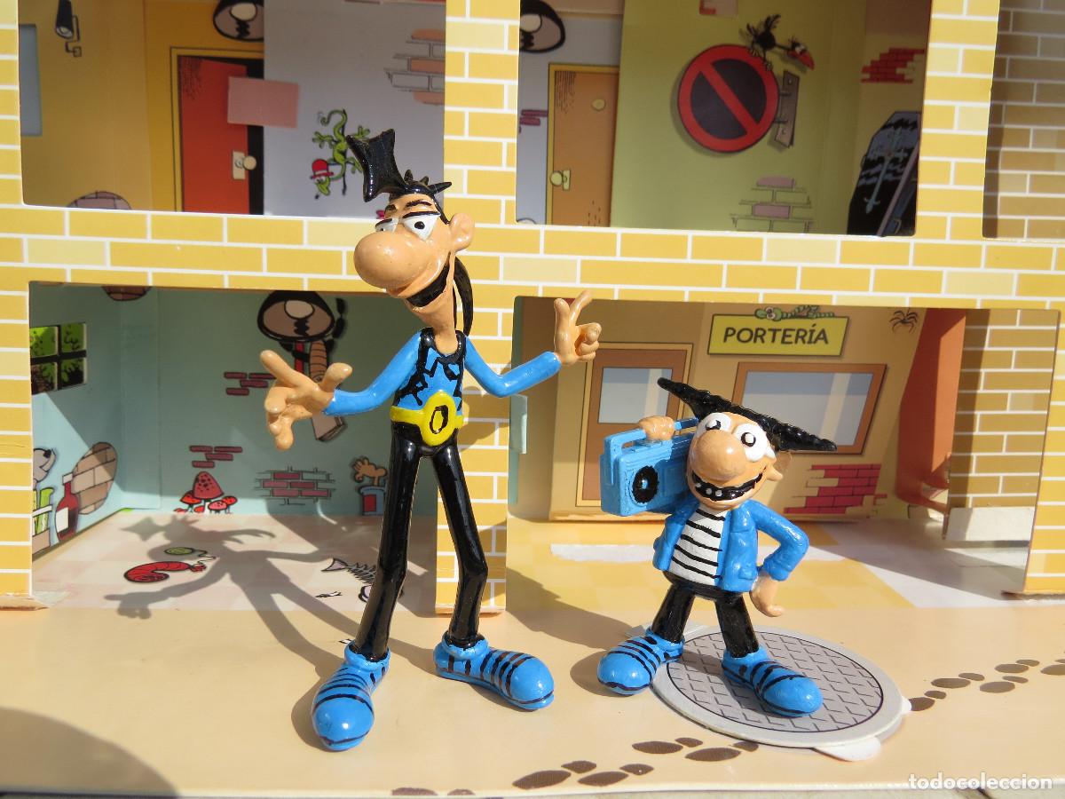 Gummi- und PVC-Figuren: Figura Tranqui y Tronco Joan March Mortadelo Chicha Tato y Clodoveo Todos estamos Locos No PVC