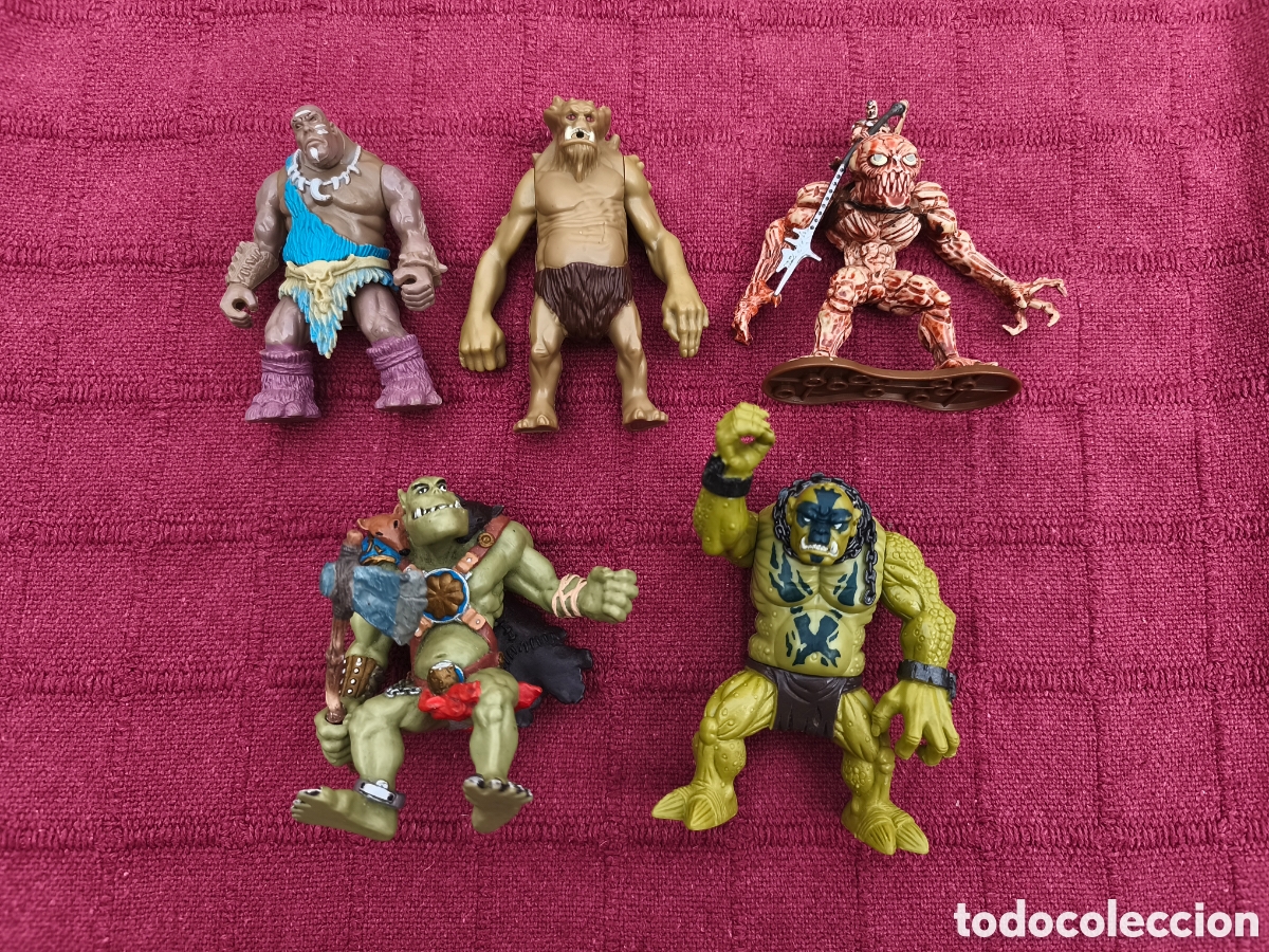 Figuras de goma y PVC: FIGURA FIGURAS DE TROLL, ORCO, OGRO,VARIADAS: HEROSCAPE,EL SE&Ntilde;OR DE LOS ANILLOS,PAPO Y OTROS