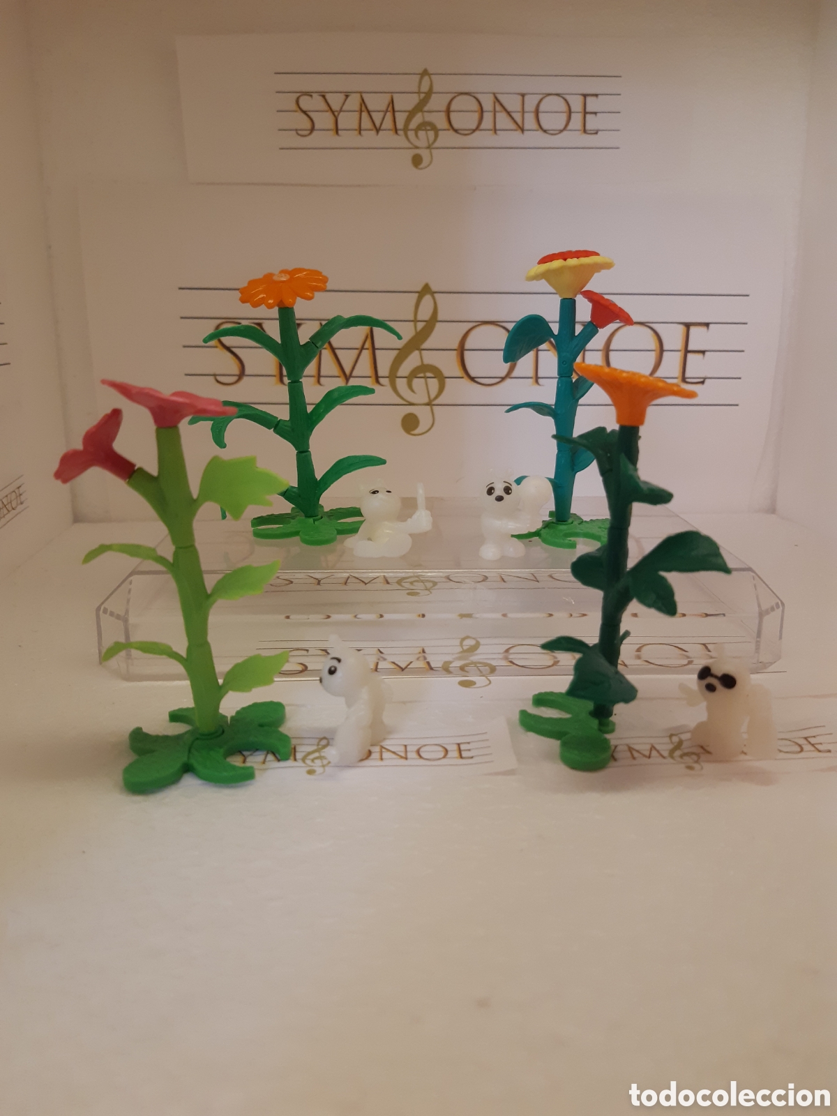 Figuras de goma Kinder: Ser&eacute; completa kinder sorpresa flores k99 n114 n115 n116 n117