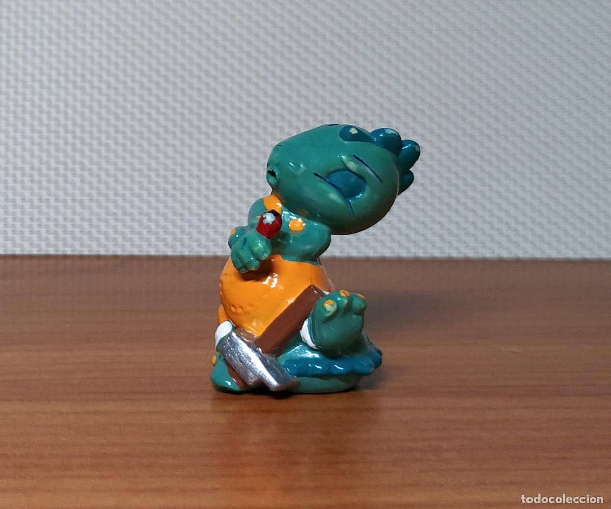 Figuras de goma Kinder: Dino obrero - Colecci&oacute;n Kinder: Los Dapsy Dinos Obreros - A&ntilde;o 1995