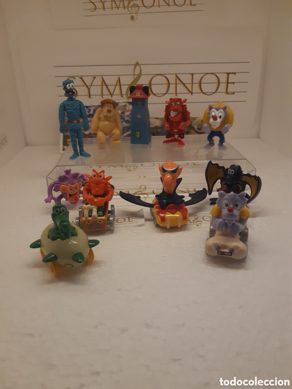Figure di Gomma e PVC: Lote kinder Sorpesa Monster Hotel momia vampiro