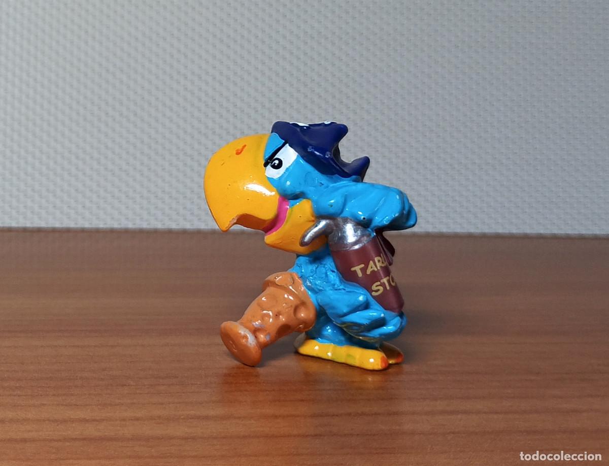 Figuras de goma Kinder: Capit&aacute;n Kuck - Colecci&oacute;n Kinder: Los Papagayos Marineros o Loros Piratas - A&ntilde;o 1996