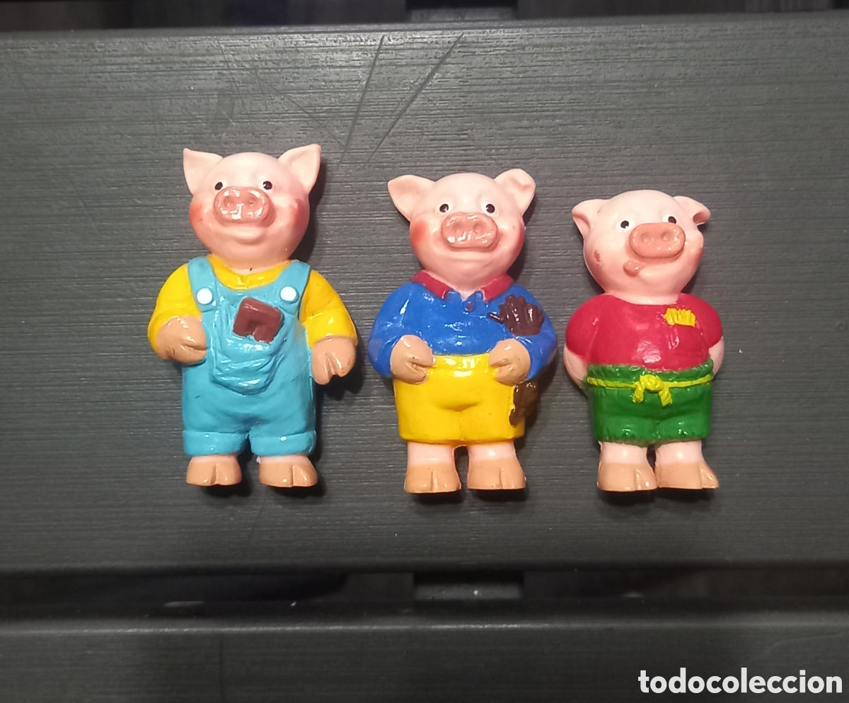 Figuras de goma y PVC: LOS TRES CERDITOS, FIGURAS GOMA O PVC