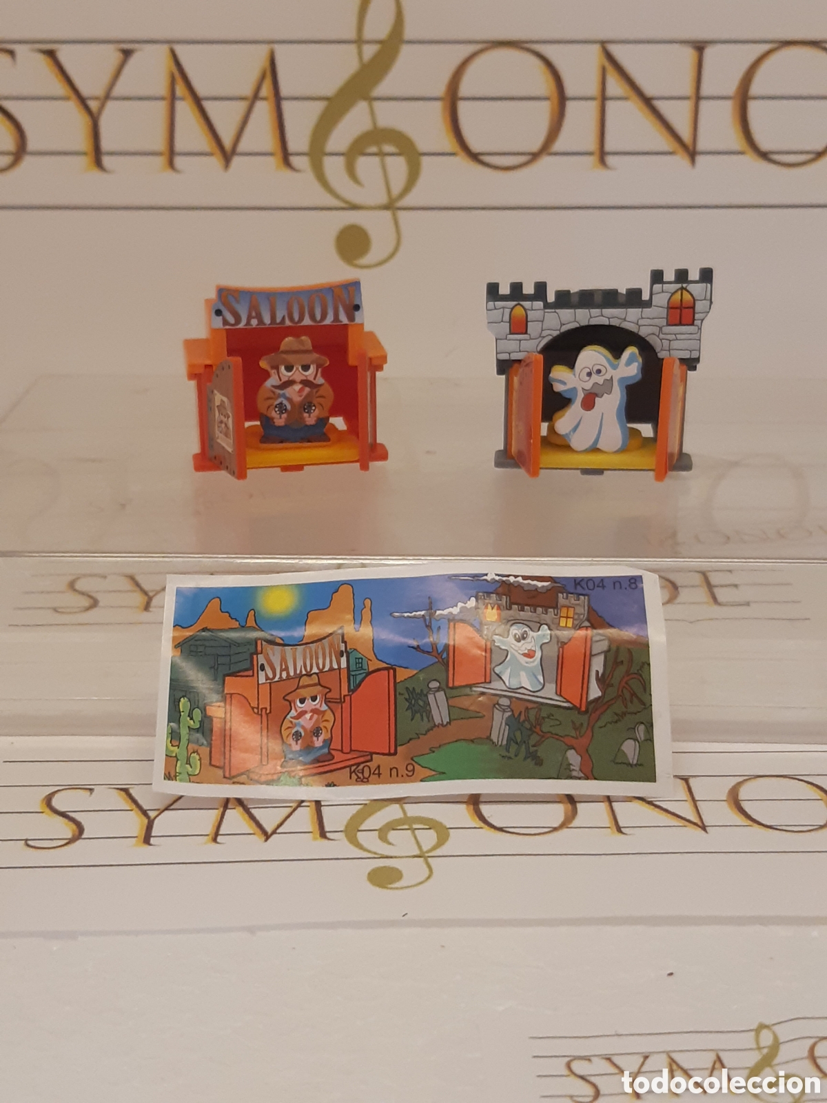 Figuras de goma Kinder: Teatro fantasma sal&oacute;n Oeste kinder Sorpresa k97