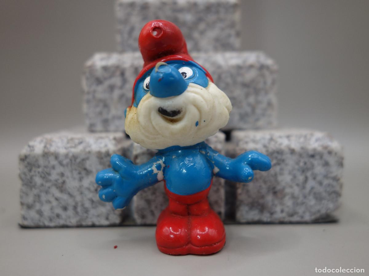 Figure di Gomma e PVC: FIGURA LOS PITUFOS PITUFO ABUELO