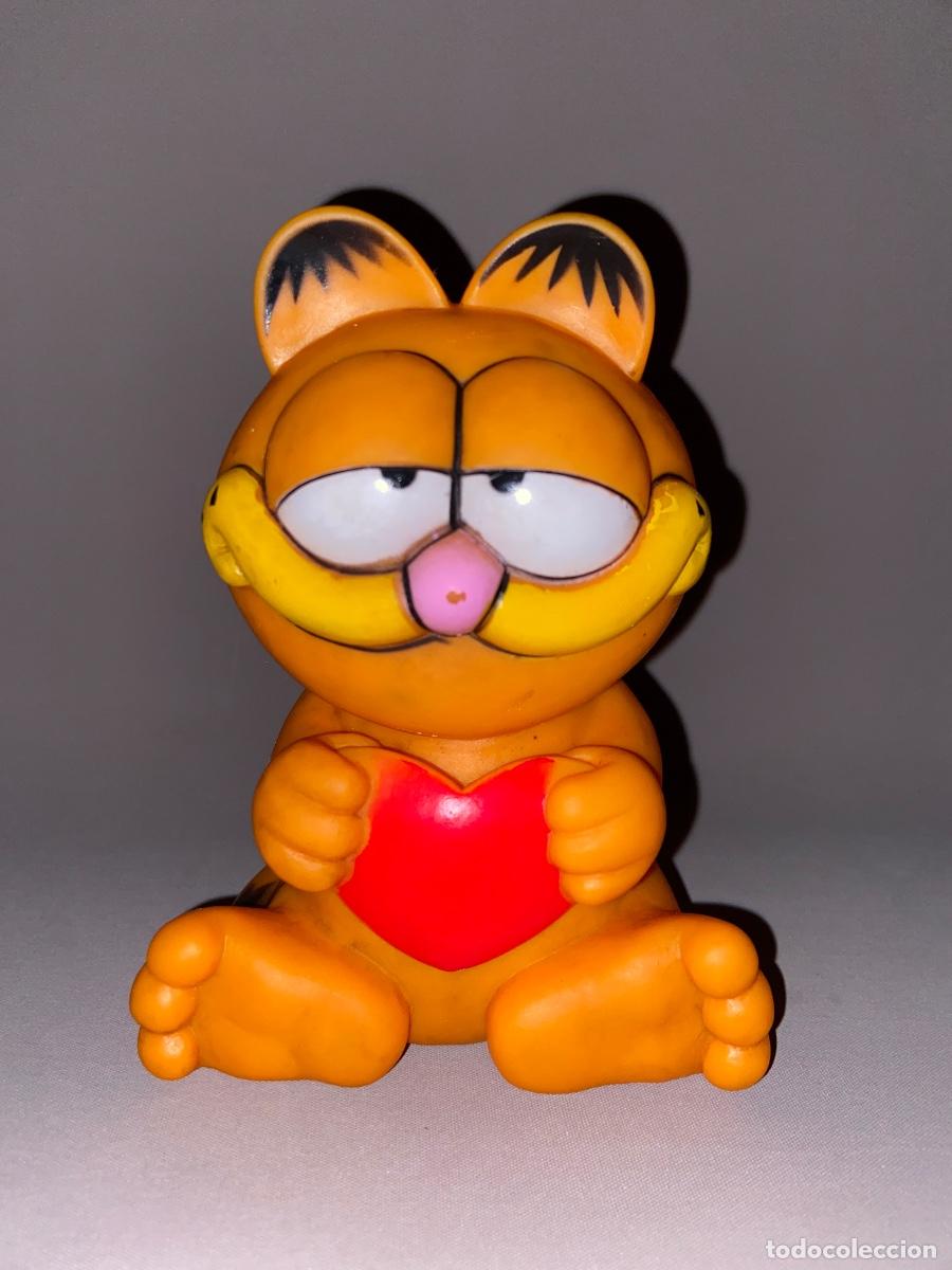 Figuras de goma y PVC: ANTIGUA FIGURA &ldquo; GARFIELD &ldquo; DE GOMA MU&Ntilde;ECO