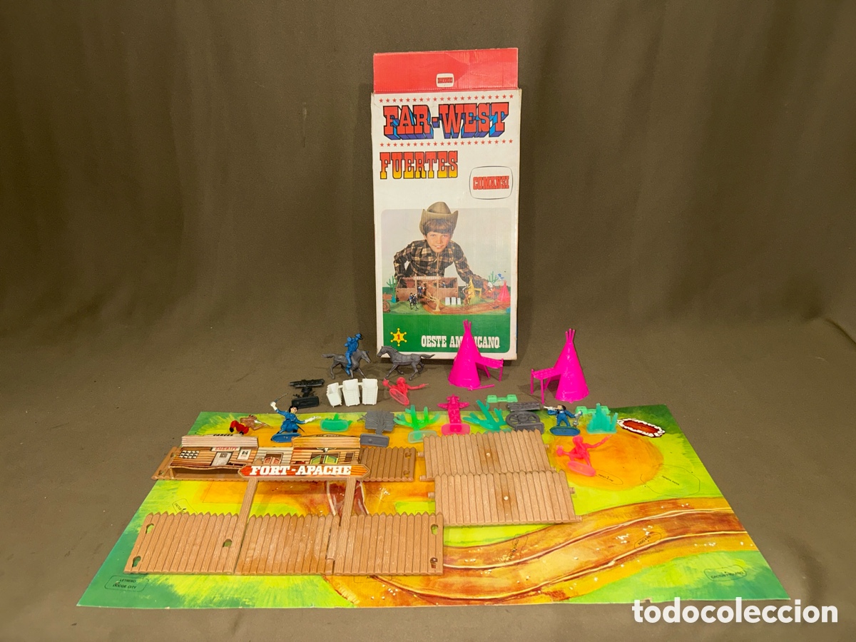 Figuras de goma y PVC: FAR-WEST FUERTES COMANSI OESTE AMERICANO REF.31 *VER FOTOS*