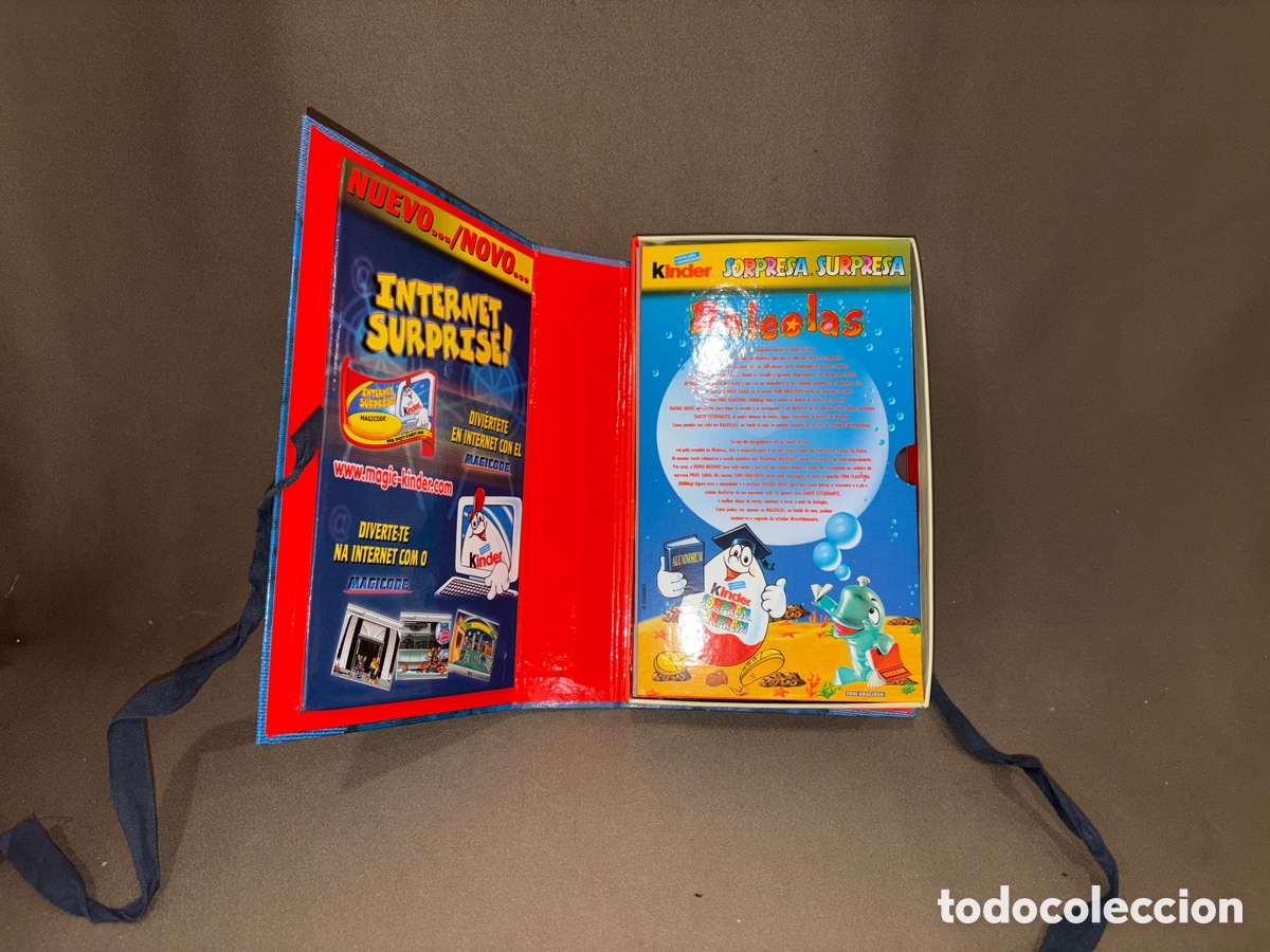 Figuras de goma Kinder: KINDER SORPRESA,COLECCI&Oacute;N BALEOLAS EN SU CAJA ORIGINAL*VER FOTOS*desconozco si est&aacute; completo
