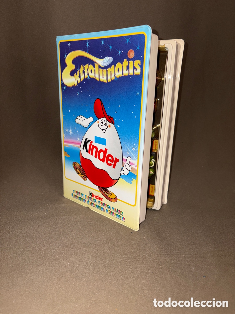 Figuras de goma Kinder: KINDER SORPRESA,COLECCI&Oacute;N EXTRALUNATIS EN SU CAJA ORIGINAL*VER FOTOS*desconozco si est&aacute; completo