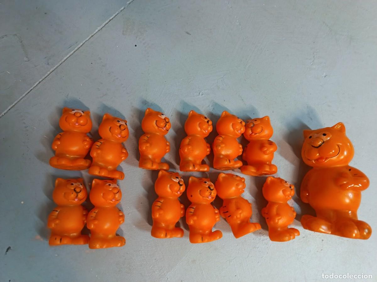 Figure di Gomma e PVC: Lote Mu&ntilde;eco Chiflo isidoro el gato