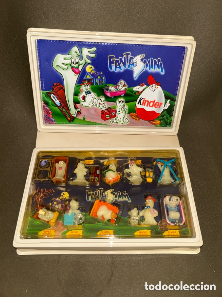 Figuras de goma Kinder: COLECCI&Oacute;N COMPLETA FANTASMINI KINDER SORPRESA *VER FOTOS*
