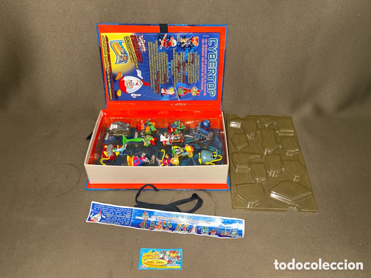 Figuras de goma Kinder: COLECCI&Oacute;N CYBERTOP KINDER SORPRESA *VER FOTOS*