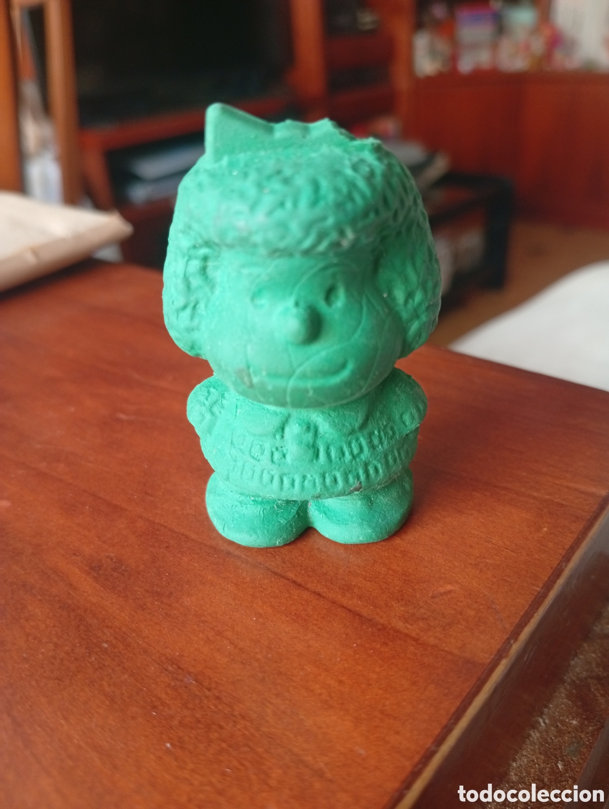 Figuras de goma y PVC: mu&ntilde;eco mu&ntilde;eca figura pvc goma MAFALDA quino verde