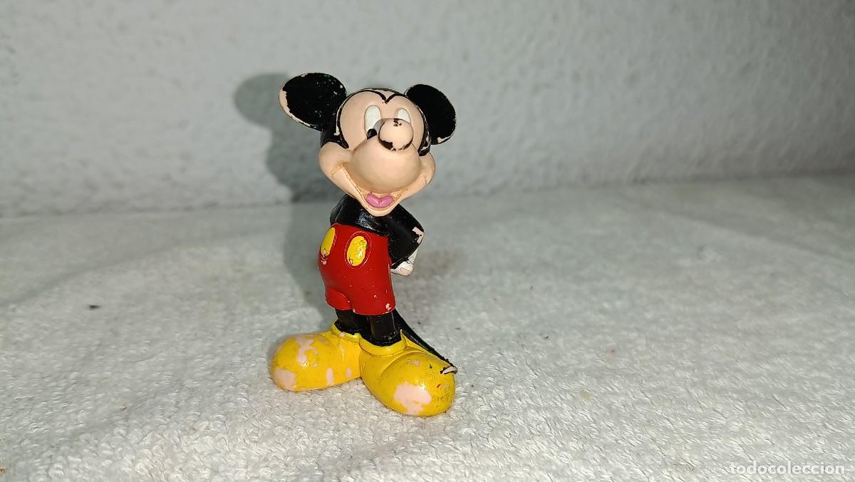 Figuras de goma y PVC: BULLY BULLYLAND : ANTIGUA FIGURA DE GOMA DE MICKEY MOUSE WALT DISNEY A&Ntilde;OS 80