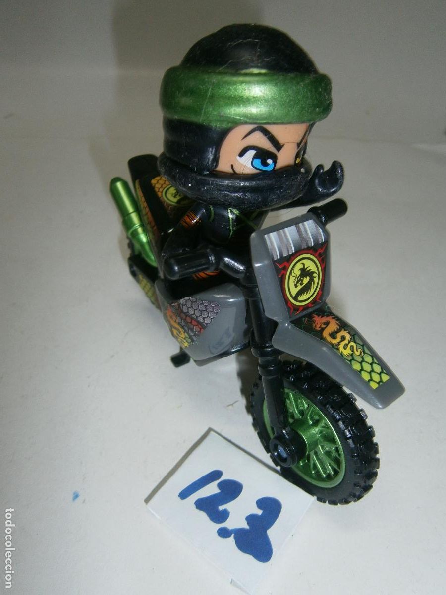 Figurines en Caoutchouc et PVC: FIGURA DE GOMA O PVC - NINJA MOTROBIKE PINYPON ACTION