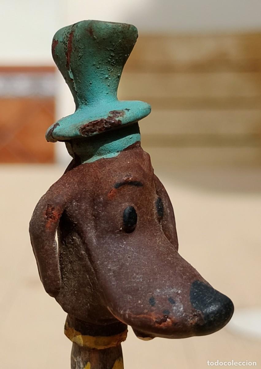 Figuras de Borracha e PVC: Antiguo Capuch&oacute;n para L&aacute;piz Cabeza de Goofy Walt Disney