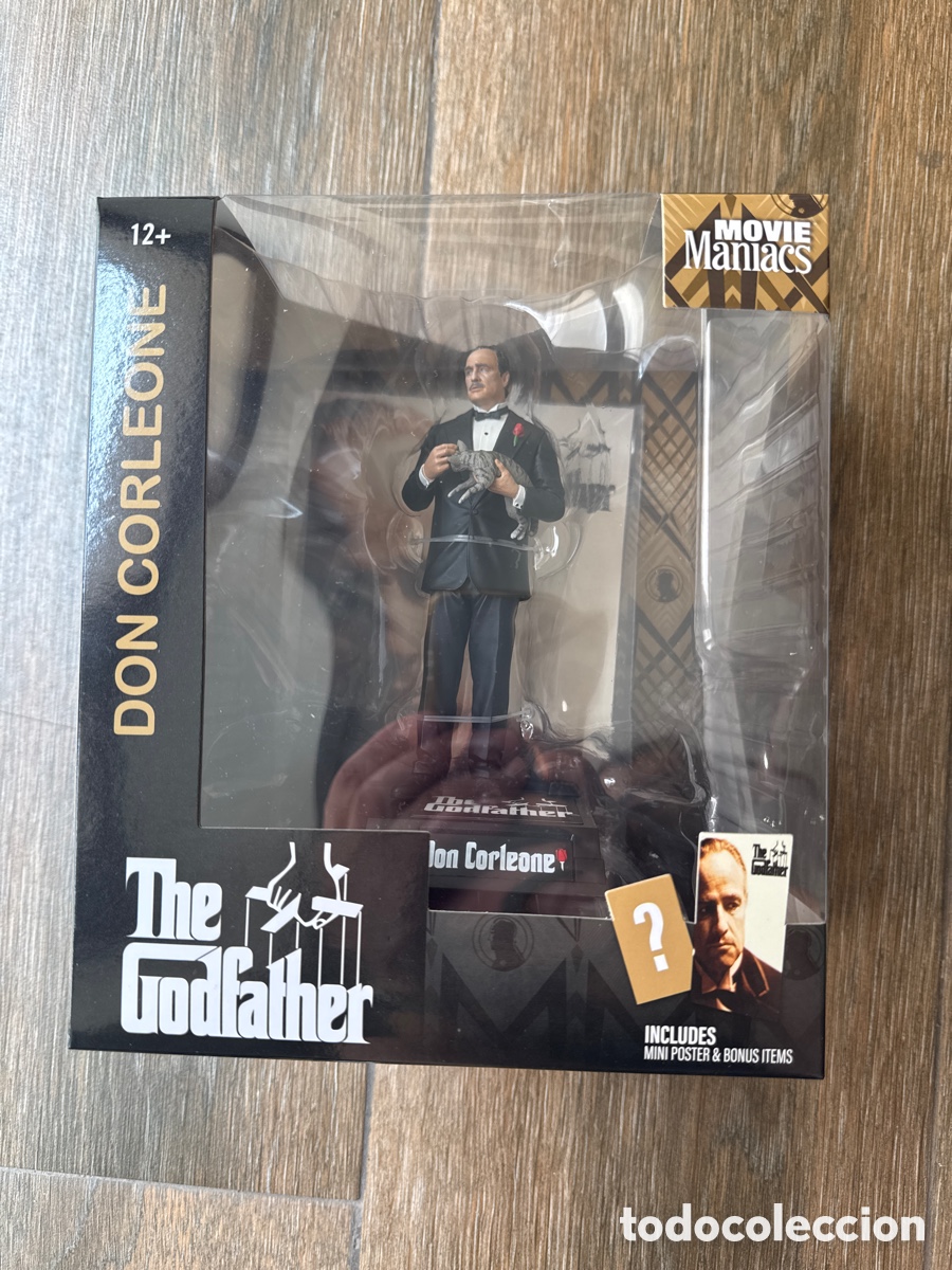 Figuras de goma y PVC: Estatua Don Corleone El Padrino Movie Maniacs McFarlane Toys