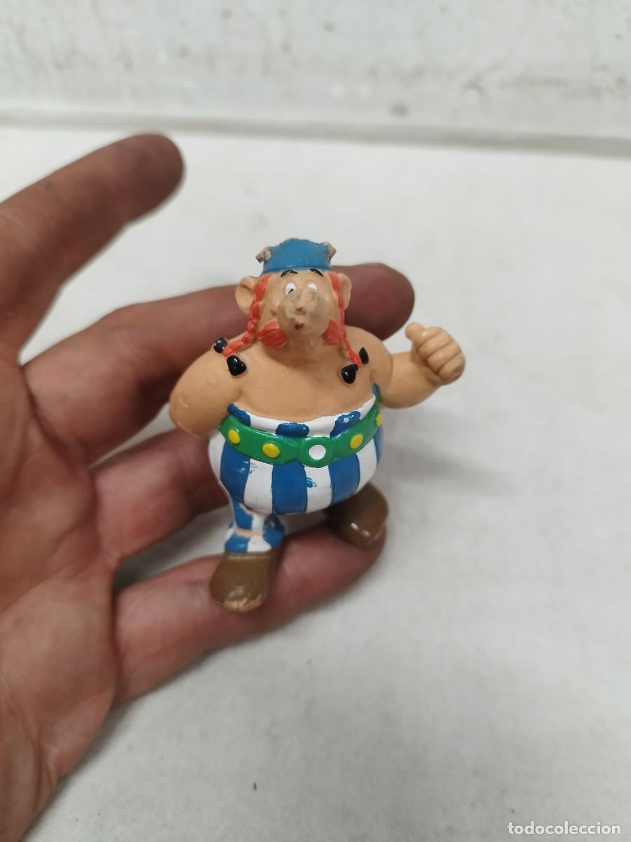 Gummi- und PVC-Figuren: Mu&ntilde;eco, figura de Obelix. Asterix, a&ntilde;os 80.