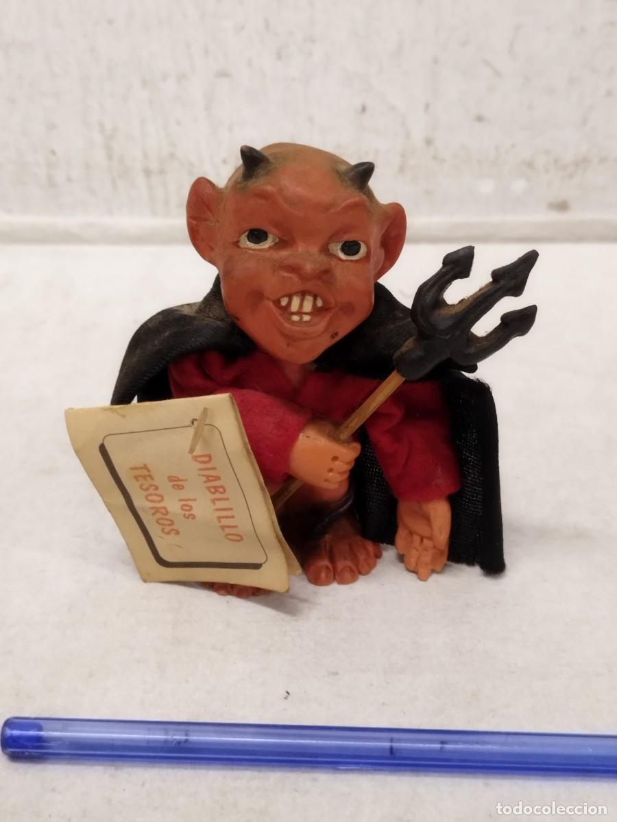 Gummi- und PVC-Figuren: Figura del diablillo de los tesoros. En resina.