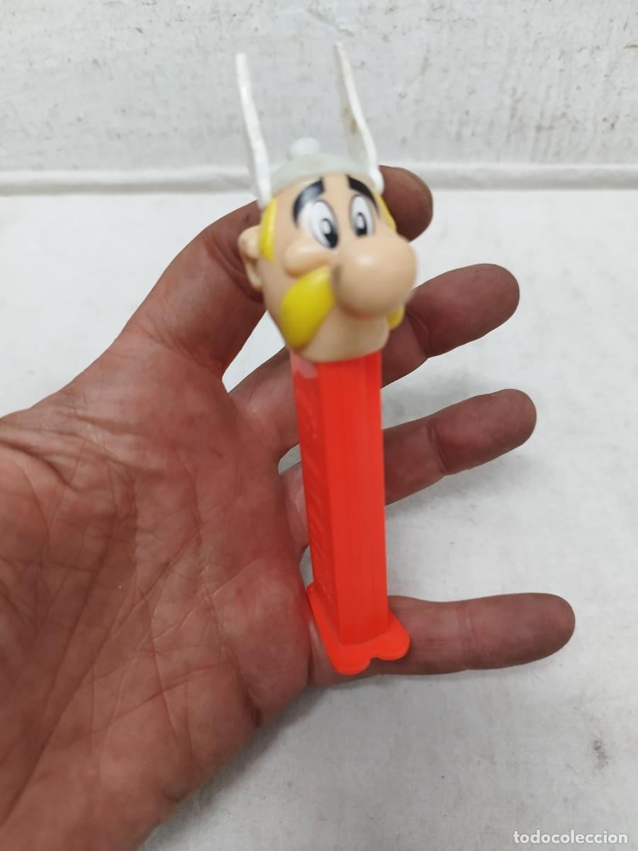 Figuras de goma y PVC dispensador PEZ: Dispensador PEZ de Asterix. Obelix.