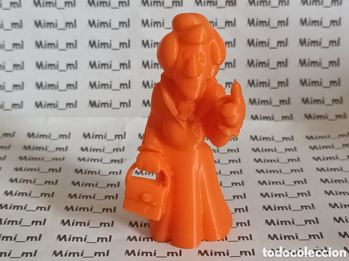 Figuras de goma y PVC: Figura mujer els Bobobobs en impresora 3d (lista para pintar)