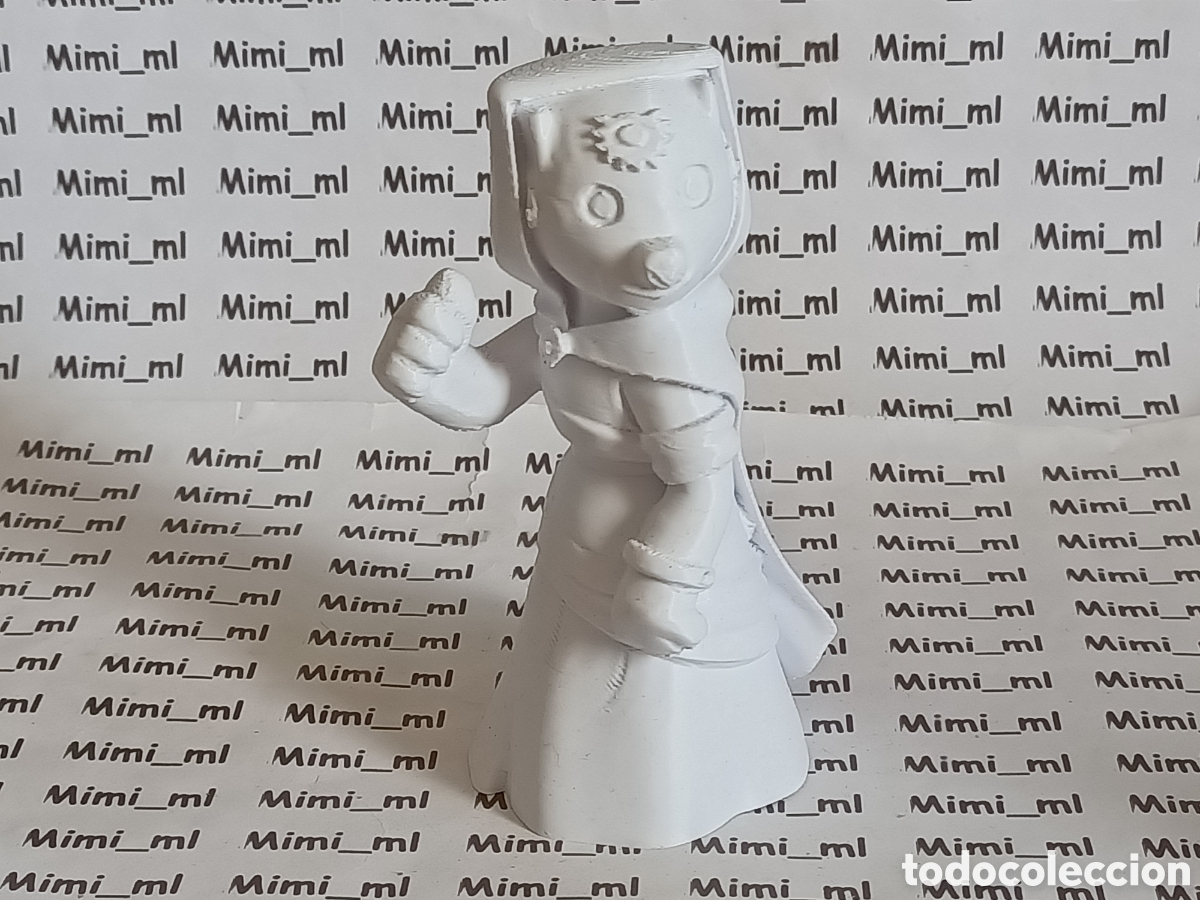 Figuras de goma y PVC: Figura princesa Romy Willy Fog en impresi&oacute;n 3d (lista para pintar)