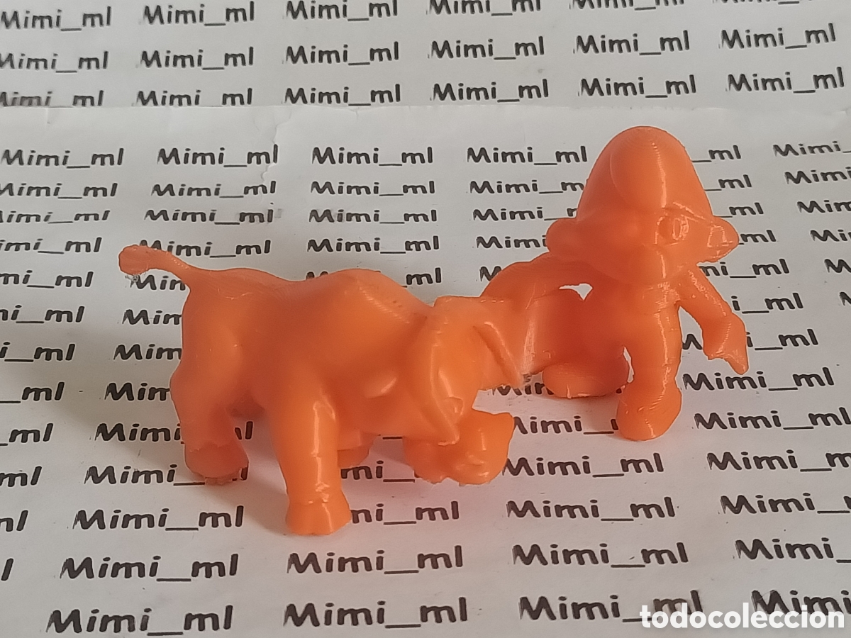Figuras de goma y PVC: Figura pitufo torero y toro en impresora 3d (listos para pintar)