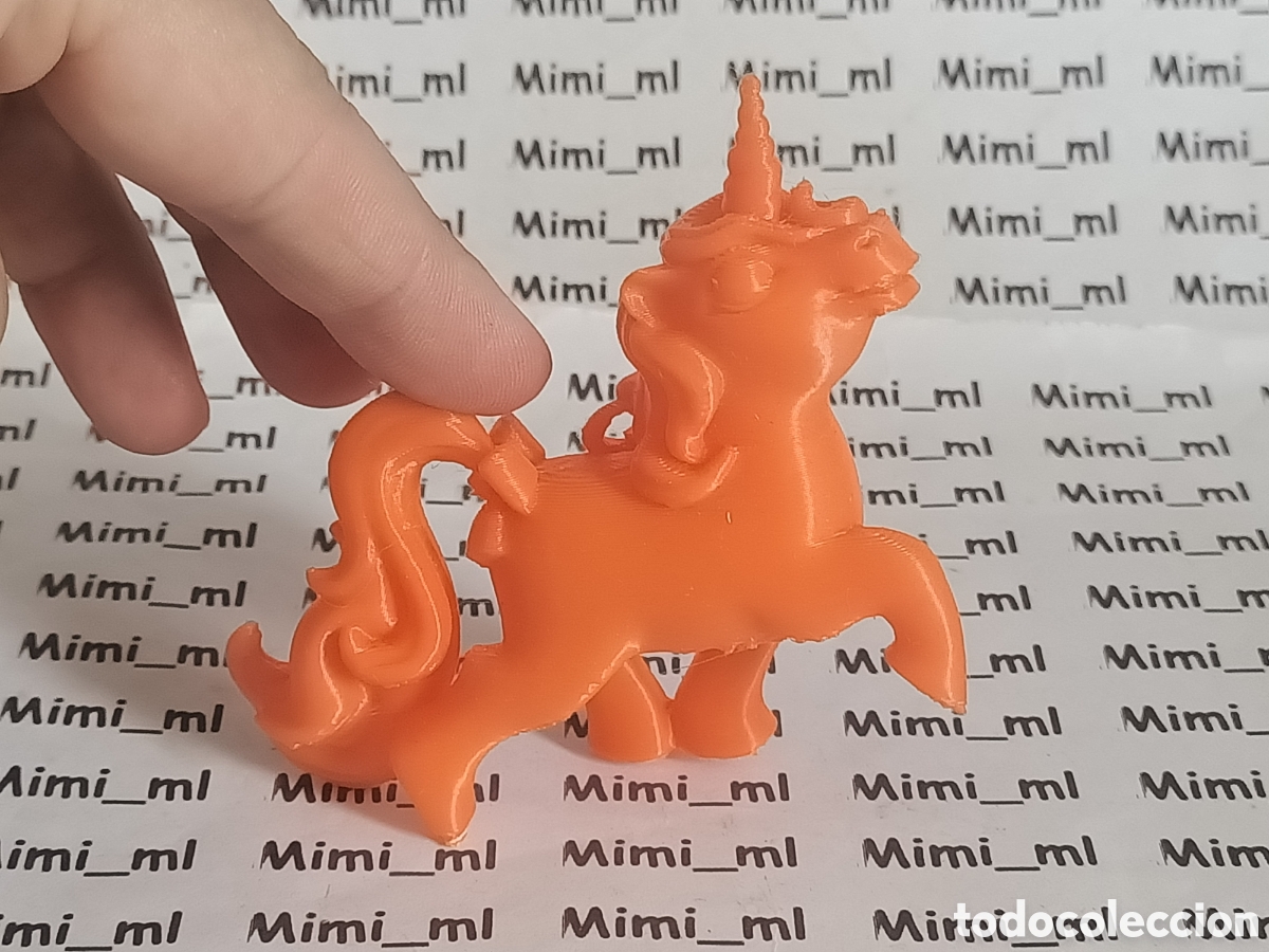 Figuras de goma y PVC: Figura peque&ntilde;o pony unicornio en impresora 3d (lista para pintar) no c&oacute;mics spain