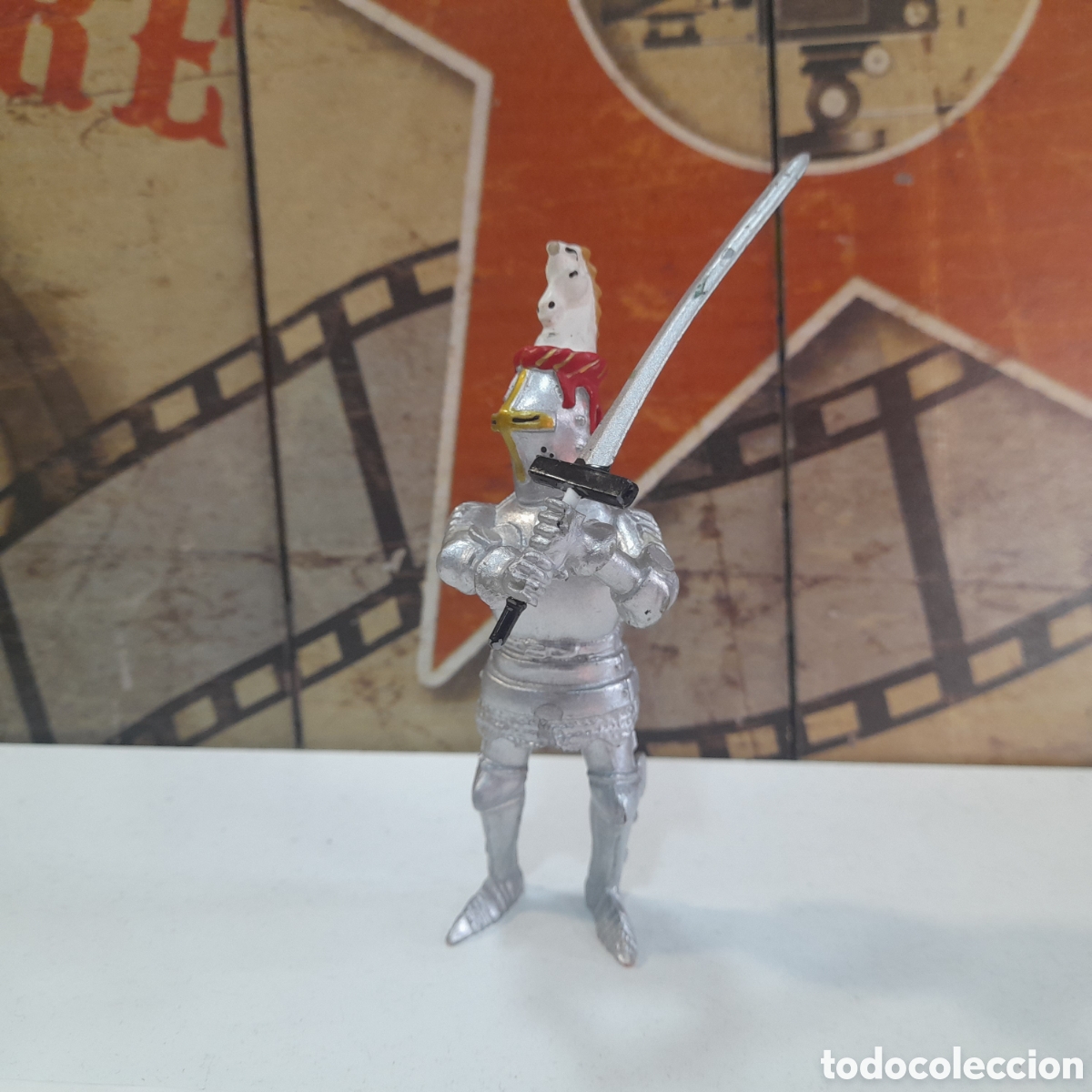 Figuras de goma y PVC: Caballero medieval Plastoy